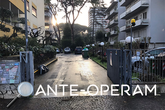 Intervento Area Parcheggio Condominio - Ante-Operam